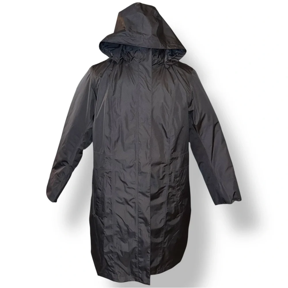 EDDIE BAUER Women's Girl on the Go® Insulated Waterproof Trench Coat 3X - Black